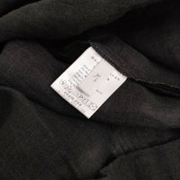 vie evam eva V171T967 リネン シアー フレンチスリーブ ワンピース ブラック レディース ヴィー エヴァムエヴァ【中古】5-0806S♪