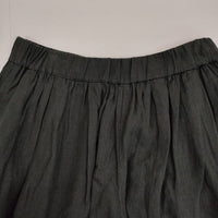 evam eva ウォーターリネンワイドパンツ E173T047 パンツ チャコールグレー レディース エヴァムエヴァ【中古】5-0824M∞