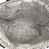 mina perhonen piece bag ピースバッグ パッチワーク 定価30800円 トートバッグ ネイビー レディース ミナペルホネン【中古】5-0718G♪