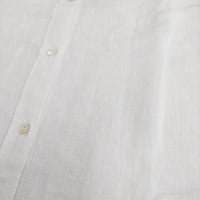 mizuiro-ind リネンシャツワンピ ドロップショルダー ワイド ワンピース ホワイト レディース ミズイロインド【中古】5-0716S♪