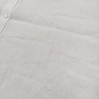 mizuiro-ind リネンシャツワンピ ドロップショルダー ワイド ワンピース ホワイト レディース ミズイロインド【中古】5-0716S♪