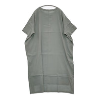 mizuiro-ind リネン ワイド Tシャツワンピ ドロップショルダー ワンピース ライトグリーン レディース ミズイロインド【中古】5-0716S♪