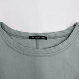 mizuiro-ind リネン ワイド Tシャツワンピ ドロップショルダー ワンピース ライトグリーン レディース ミズイロインド【中古】5-0716S♪