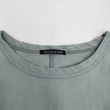 mizuiro-ind リネン ワイド Tシャツワンピ ドロップショルダー ワンピース ライトグリーン レディース ミズイロインド【中古】5-0716S♪