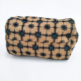 mina perhonen/BEAMS 別注 xs9499 anemone リネンシルク 刺繡 トートバッグ ブラウン レディース ミナペルホネン/ビームス【中古】5-1122G∞