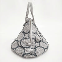 mina perhonen xa9537 tambourine bell bag ベルバッグ トートバッグ グレー カーキ レディース ミナペルホネン【中古】5-0718T♪