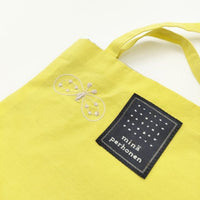 mina perhonen ya9883 choucho ミニバッグ 刺繍 トートバッグ イエロー レディース ミナペルホネン【中古】5-0910G∞