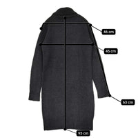 MHL. サンプル品 ウールアルパカ タートルネック ニット ワンピース ブラック レディース エムエイチエル【中古】5-0915T∞