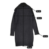 MHL. サンプル品 ウールアルパカ タートルネック ニット ワンピース ブラック レディース エムエイチエル【中古】5-0915T∞