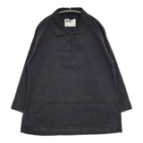 MHL. 595-2153501 BLACK WARP COTTON DENIM コットン チュニック 長袖シャツ 22SS ブラック レディース エムエイチエル【中古】5-1109M∞