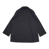 MHL. 595-2153501 BLACK WARP COTTON DENIM コットン チュニック 長袖シャツ 22SS ブラック レディース エムエイチエル【中古】5-1109M∞