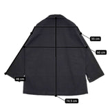 MHL. 595-2153501 BLACK WARP COTTON DENIM コットン チュニック 長袖シャツ 22SS ブラック レディース エムエイチエル【中古】5-1109M∞