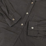 MARGARET HOWELL 578-8253012 PLAIN COTTON FLANNEL SHIRT プルオーバー 長袖シャツ 濃紺 ネイビー レディース マーガレットハウエル【中古】5-1109M∞