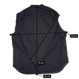 MARGARET HOWELL 578-8253012 PLAIN COTTON FLANNEL SHIRT プルオーバー 長袖シャツ 濃紺 ネイビー レディース マーガレットハウエル【中古】5-1109M∞