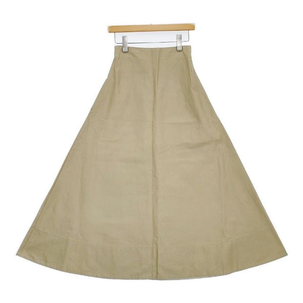 YLEVE 168-8230503 コットンフレア ロングスカート ベージュ レディース イレーヴ【中古】5-1109M∞