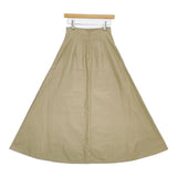 YLEVE 168-8230503 コットンフレア ロングスカート ベージュ レディース イレーヴ【中古】5-1109M∞