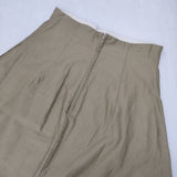 YLEVE 168-8230503 コットンフレア ロングスカート ベージュ レディース イレーヴ【中古】5-1109M∞