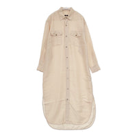 YLEVE 168-9155021 シルク シャツワンピース サイズ0 ワンピース ピンク レディース イレーヴ【中古】5-0904M△