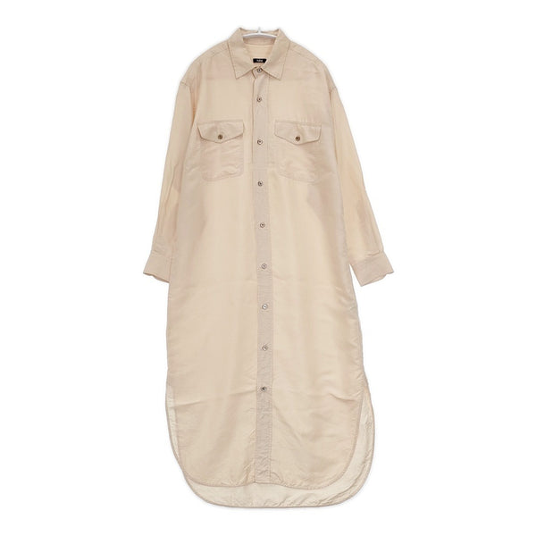 YLEVE 168-9155021 シルク シャツワンピース サイズ0 ワンピース ピンク レディース イレーヴ【中古】5-0904M△