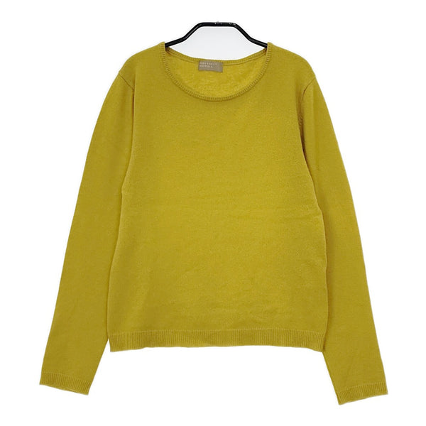 MARGARET HOWELL 578-263411 カシミヤ セーター ニット イエロー レディース マーガレットハウエル【中古】5-0915T∞