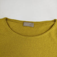 MARGARET HOWELL 578-263411 カシミヤ セーター ニット イエロー レディース マーガレットハウエル【中古】5-0915T∞