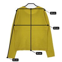 MARGARET HOWELL 578-263411 カシミヤ セーター ニット イエロー レディース マーガレットハウエル【中古】5-0915T∞