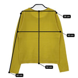 MARGARET HOWELL 578-263411 カシミヤ セーター ニット イエロー レディース マーガレットハウエル【中古】5-0915T∞