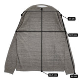 FilMelange 新品 DOLL サイズ4 定価15400円 1001141 長袖Ｔシャツ カットソー ロンＴ グレー メンズ フィルメランジェ【中古】5-0718M♪