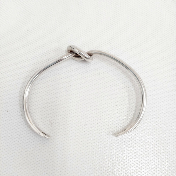 BRU NA BOINNE 新品 ノットバングル S 定価18000円 3331 バングル シルバー メンズ ブルーナボイン【中古】5-0718G♪