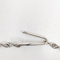 BRU NA BOINNE 新品 ハンドツイストチェーン シルバー 定価17600円 3004 ネックレス シルバー メンズ ブルーナボイン【中古】5-0718G♪