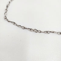 BRU NA BOINNE 新品 ハンドツイストチェーン シルバー 定価17600円 3004 ネックレス シルバー メンズ ブルーナボイン【中古】5-0718G♪