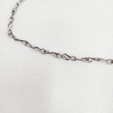 BRU NA BOINNE 新品 ハンドツイストチェーン シルバー 定価17600円 3004 ネックレス シルバー メンズ ブルーナボイン【中古】5-0718G♪