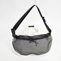 TEMBEA 未使用品 ROLL TOP FANNY PACK NYLON 定価16500円 ショルダーバッグ ホワイト レディース テンベア【中古】5-0808G◎
