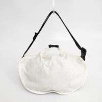 TEMBEA 未使用品 ROLL TOP FANNY PACK NYLON 定価16500円 ショルダーバッグ ホワイト レディース テンベア【中古】5-0808G◎