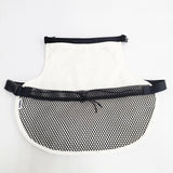 TEMBEA 未使用品 ROLL TOP FANNY PACK NYLON 定価16500円 ショルダーバッグ ホワイト レディース テンベア【中古】5-0808G◎