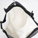 TEMBEA 未使用品 ROLL TOP FANNY PACK NYLON 定価16500円 ショルダーバッグ ホワイト レディース テンベア【中古】5-0808G◎