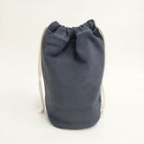TEMBEA 新品 GAME POUCH 羊革 定価18000円 巾着バッグ ネイビー レディース テンベア【中古】5-0808G◎