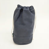 TEMBEA 新品 GAME POUCH 羊革 定価18000円 巾着バッグ ネイビー レディース テンベア【中古】5-0808G◎
