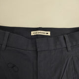 mina perhonen choucho 定価63800円 acs4574 コットン 刺繍 パンツ 24SS ネイビー レディース ミナペルホネン【中古】5-1214G∞