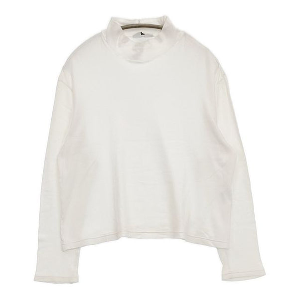 mina perhonen taivas ハイネック ai 8011u コットン サイズM 長袖Ｔシャツ カットソー ロンＴ ホワイト レディース ミナペルホネン【中古】5-1109M∞