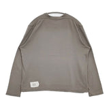 mina perhonen taivas ai 8458u コットン サイズM 長袖Ｔシャツ カットソー ロンＴ グレー レディース ミナペルホネン【中古】5-1109M∞