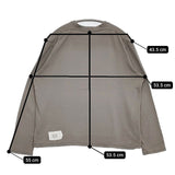 mina perhonen taivas ai 8458u コットン サイズM 長袖Ｔシャツ カットソー ロンＴ グレー レディース ミナペルホネン【中古】5-1109M∞