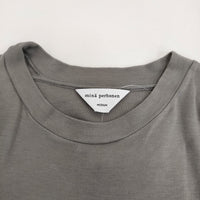 mina perhonen taivas ai8457u サイズM 無地 半袖Ｔシャツ カットソー グレー レディース ミナペルホネン【中古】5-0725S♪