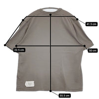 mina perhonen taivas ai8457u サイズM 無地 半袖Ｔシャツ カットソー グレー レディース ミナペルホネン【中古】5-0725S♪