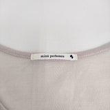 mina perhonen creme Ls8676 サイズ1 リボン タンクトップ ピンク ベージュ レディース ミナペルホネン【中古】5-0725S♪