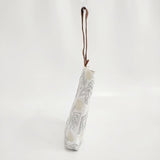 mina perhonen tanpopo puisto bag ys9913s 刺繍 リネン トートバッグ ホワイト レディース ミナペルホネン【中古】5-1112G∞