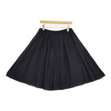 mina perhonen os5648 forest girl 刺繍 スカート 濃紺 ネイビー レディース ミナペルホネン【中古】5-1109M∞