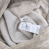 nest Robe 01214-1013 ウール裏毛起毛 オーバーオール サロペット 21AW アイボリー レディース ネストローブ【中古】5-1116T∞