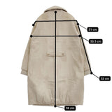 mina perhonen land puzzle sa6415 サイズ36 コーデュロイ コート ベージュ レディース ミナペルホネン【中古】5-1103T♪