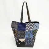 mina perhonen peace bag pi0002 wolf & flower ピースバッグ パッチワーク トートバッグ 多色 レディース ミナペルホネン【中古】5-0808G◎